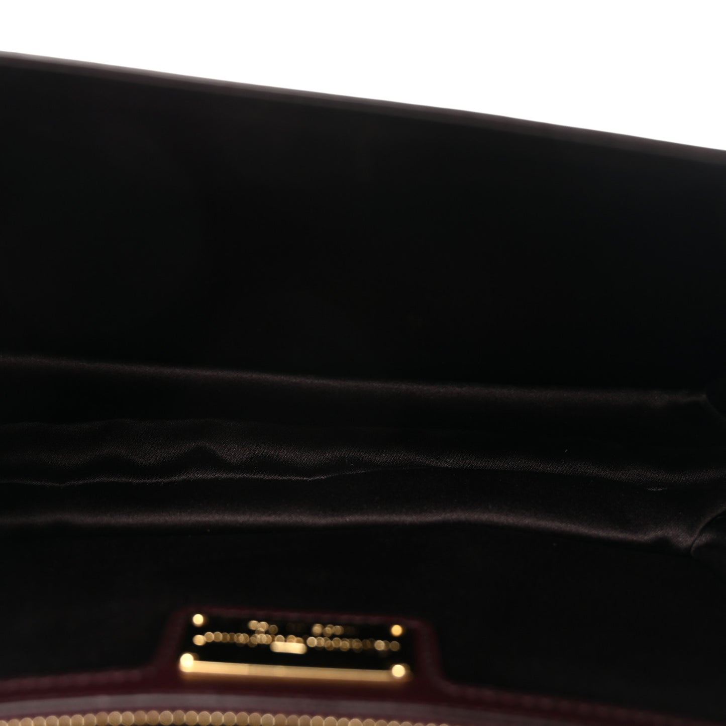 Hammered Calfskin Vara Bow Chain Flap Crossbody  Pink Purple