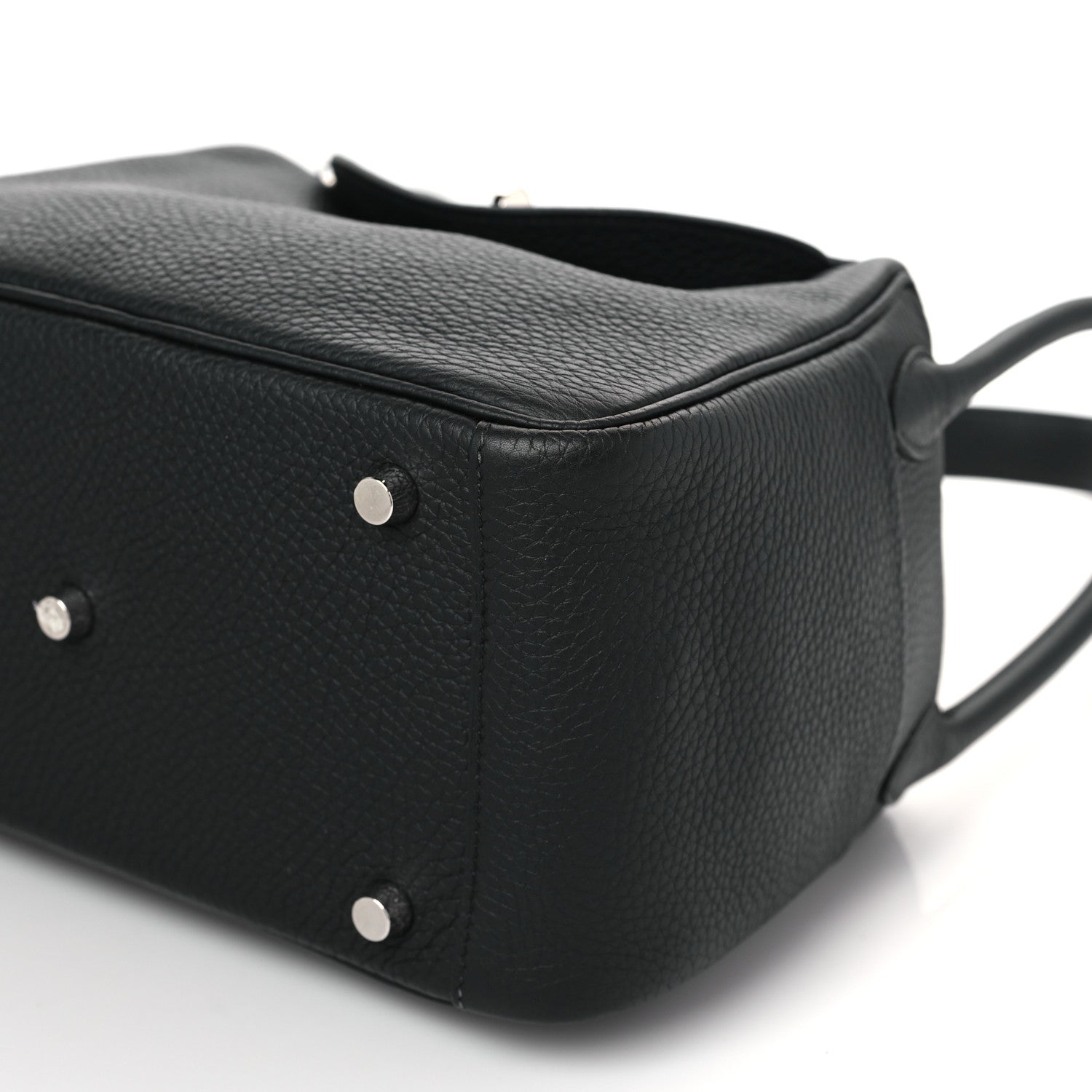 Hermes Taurillon Clemence Lindy 30 Black 9 of 10