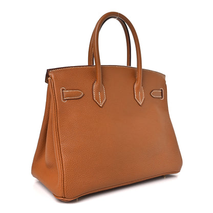 Hermes Togo Birkin 30 Gold 3 of 10
