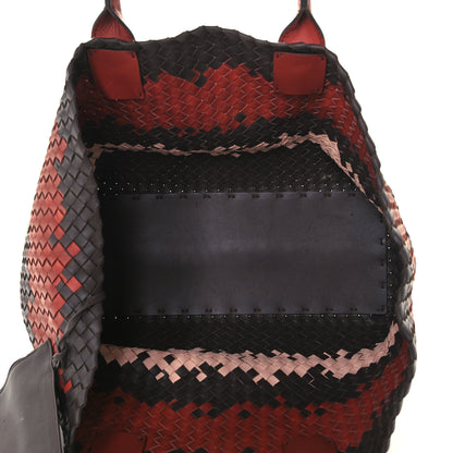 Bottega Veneta Nappa Intrecciato Medium Cabat Multicolor 5 of 9