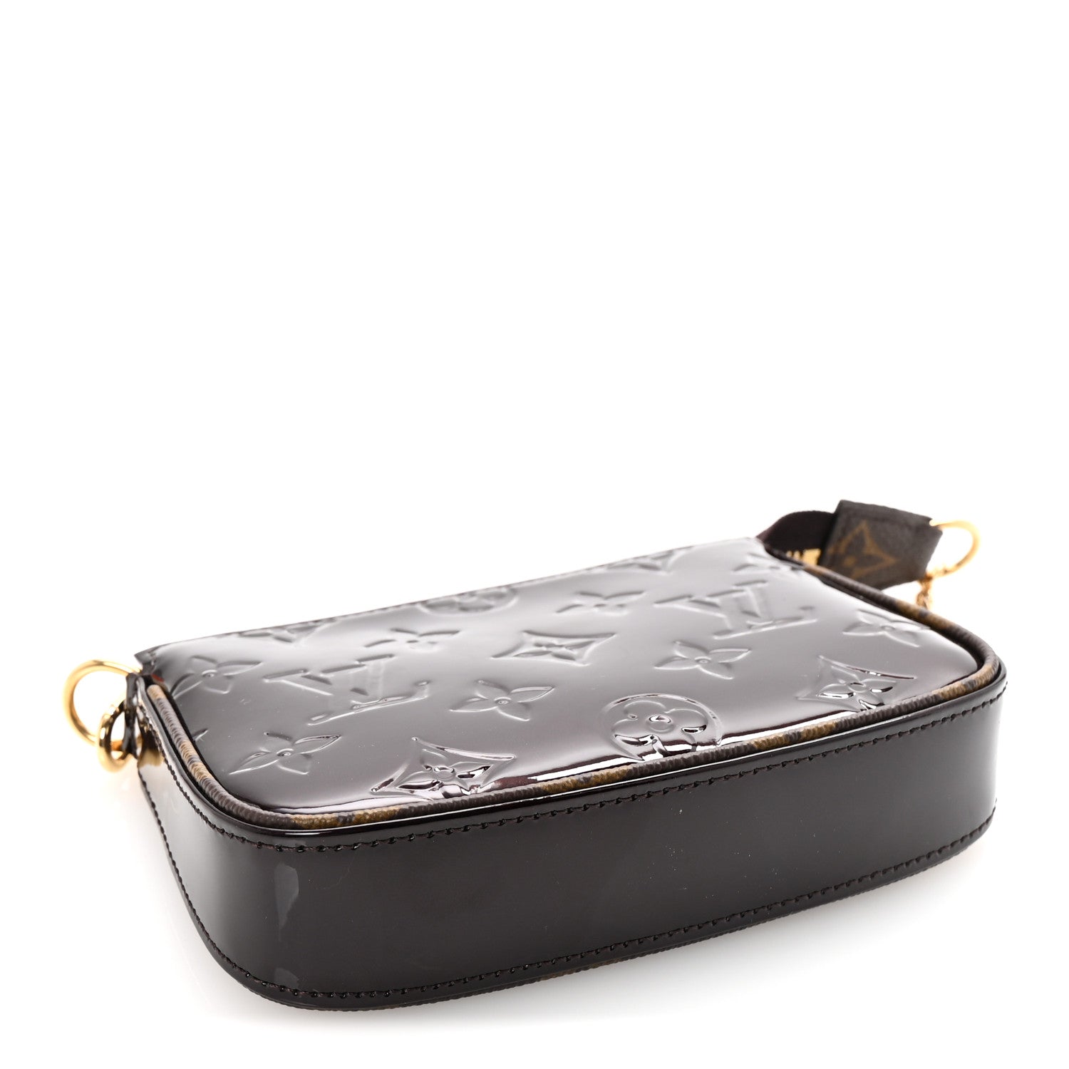 Louis Vuitton Vernis Monogram Mini Pochette Accessories Amarante 4 of 7