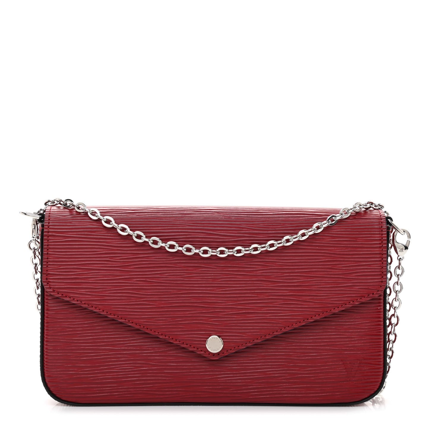 Epi Pochette Felicie Cherry Berry