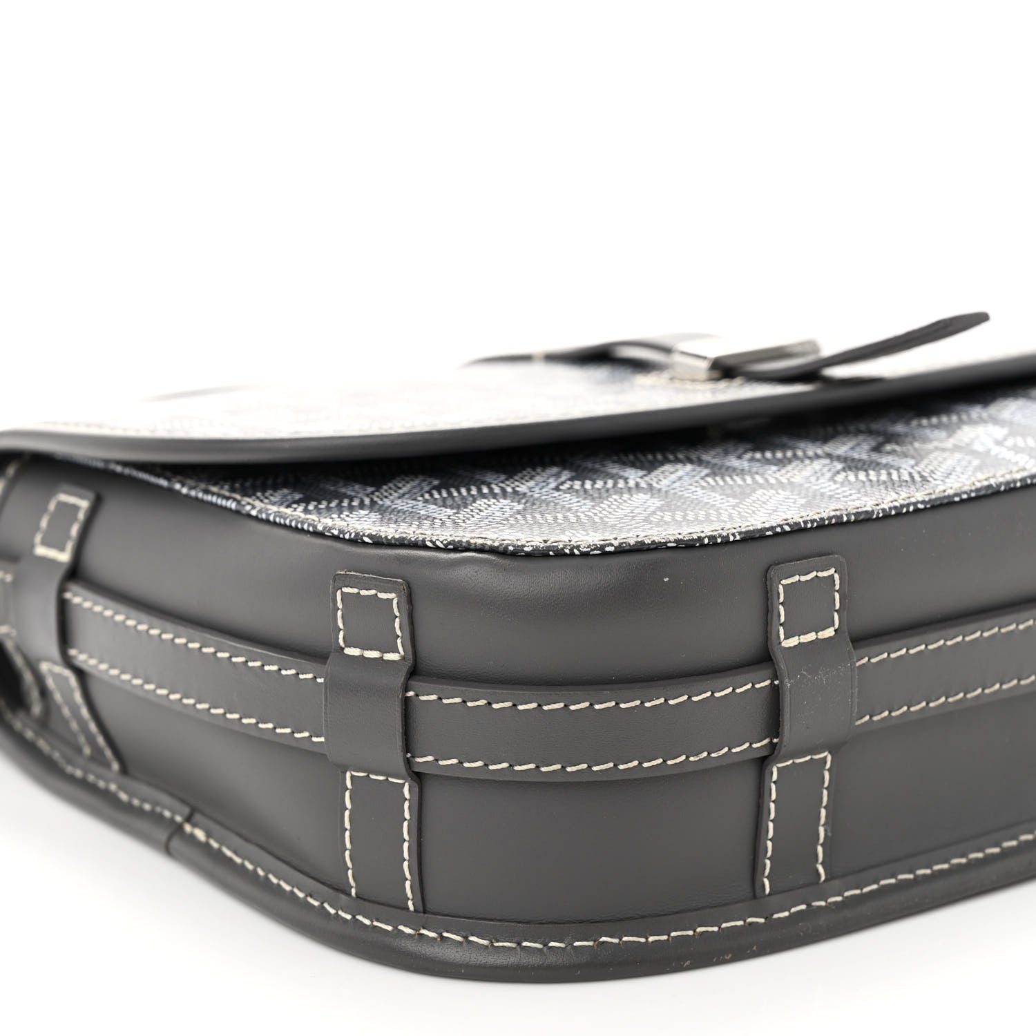 Goyard Goyardine Belvedere II PM Messenger Bag Gray 8 of 9
