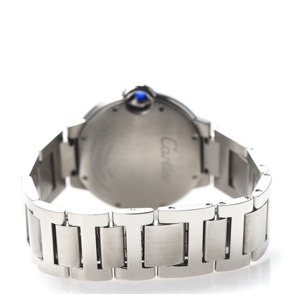 Cartier Stainless Steel 36mm Ballon Bleu De Quartz Watch 4 of 6
