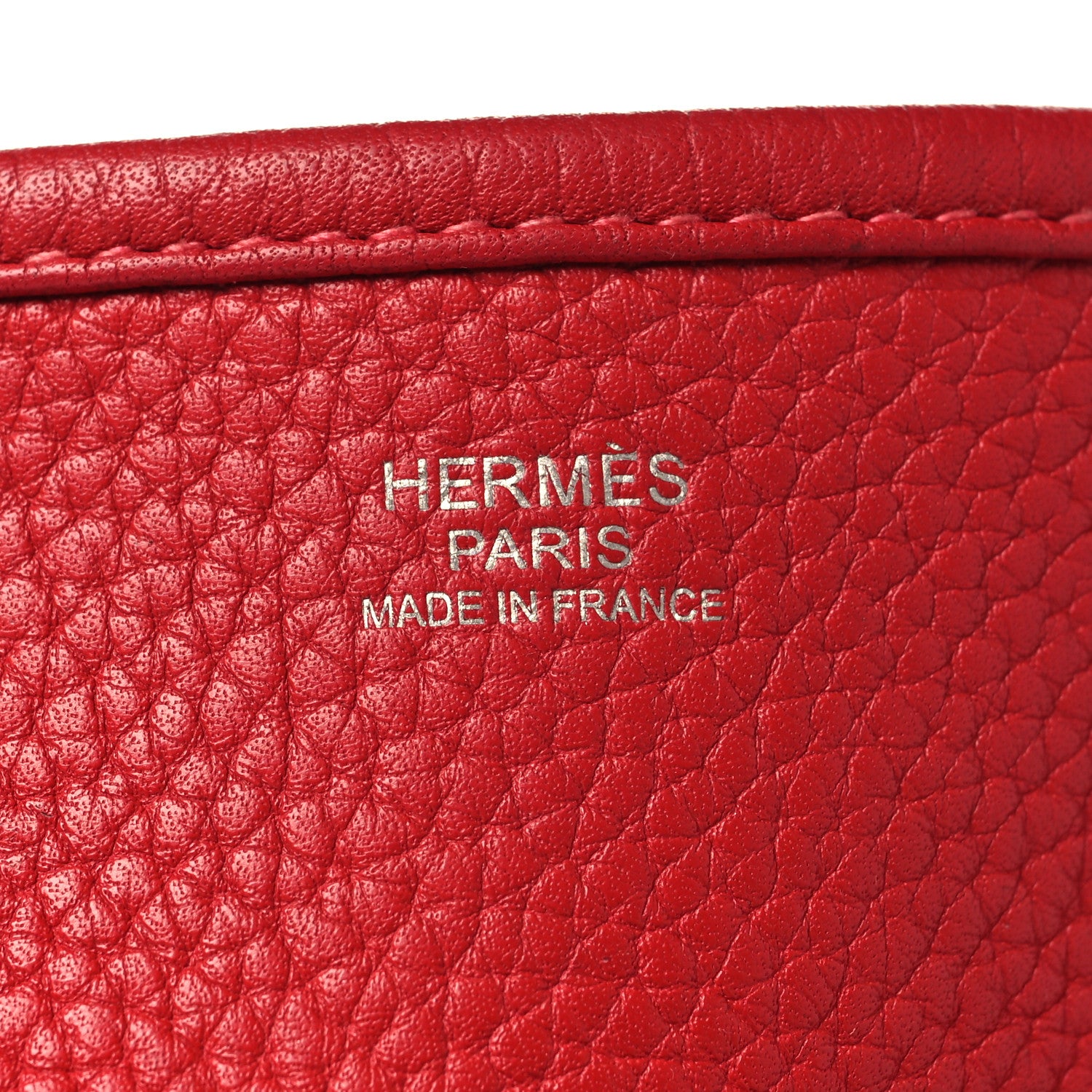 Hermes Taurillon Clemence Evelyne III GM Rubis 6 of 11