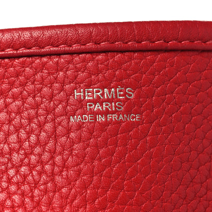 Hermes Taurillon Clemence Evelyne III GM Rubis 6 of 11