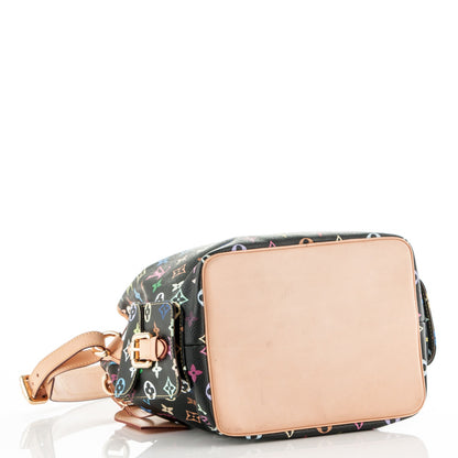 Louis Vuitton Monogram Multicolor Petit Noe Black 4 of 7
