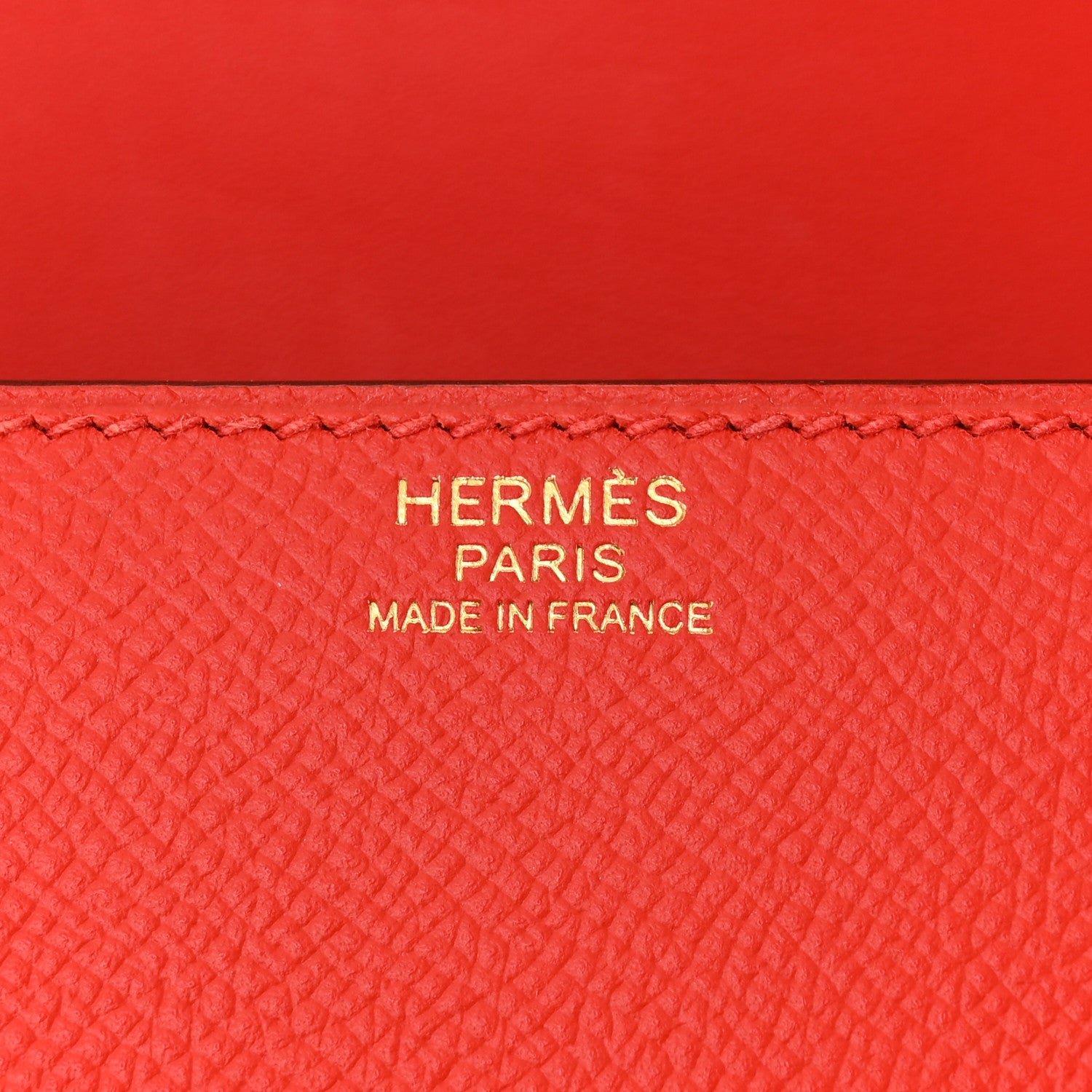 Hermes Epsom Mosaique Au 24-17 Rouge De Coeur 6 of 10