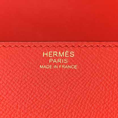 Hermes Epsom Mosaique Au 24-17 Rouge De Coeur 6 of 10