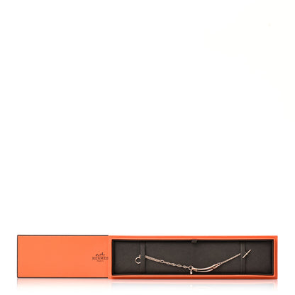 Hermes 18K Rose Gold Diamond MM Chaine d'Ancre Punk Bracelet SH 5 of 5