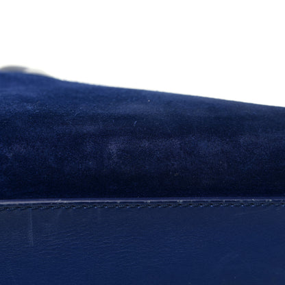 Celine Suede Medium Phantom Luggage Royal Blue 30 of 32