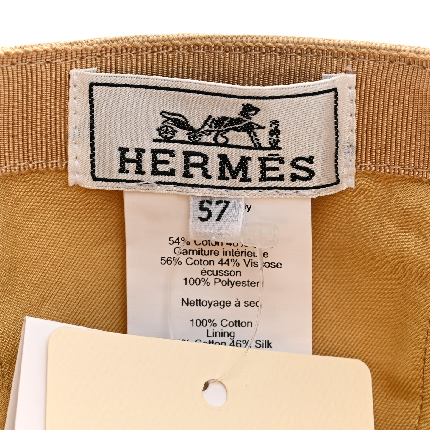 Cotton Canvas Serena Seashell Cap 57 Beige Albatre