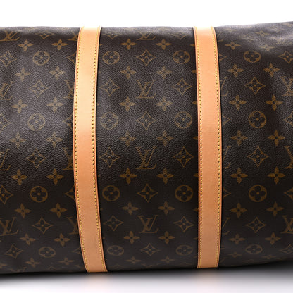 Louis Vuitton Monogram Keepall Bandouliere 55 15 of 24