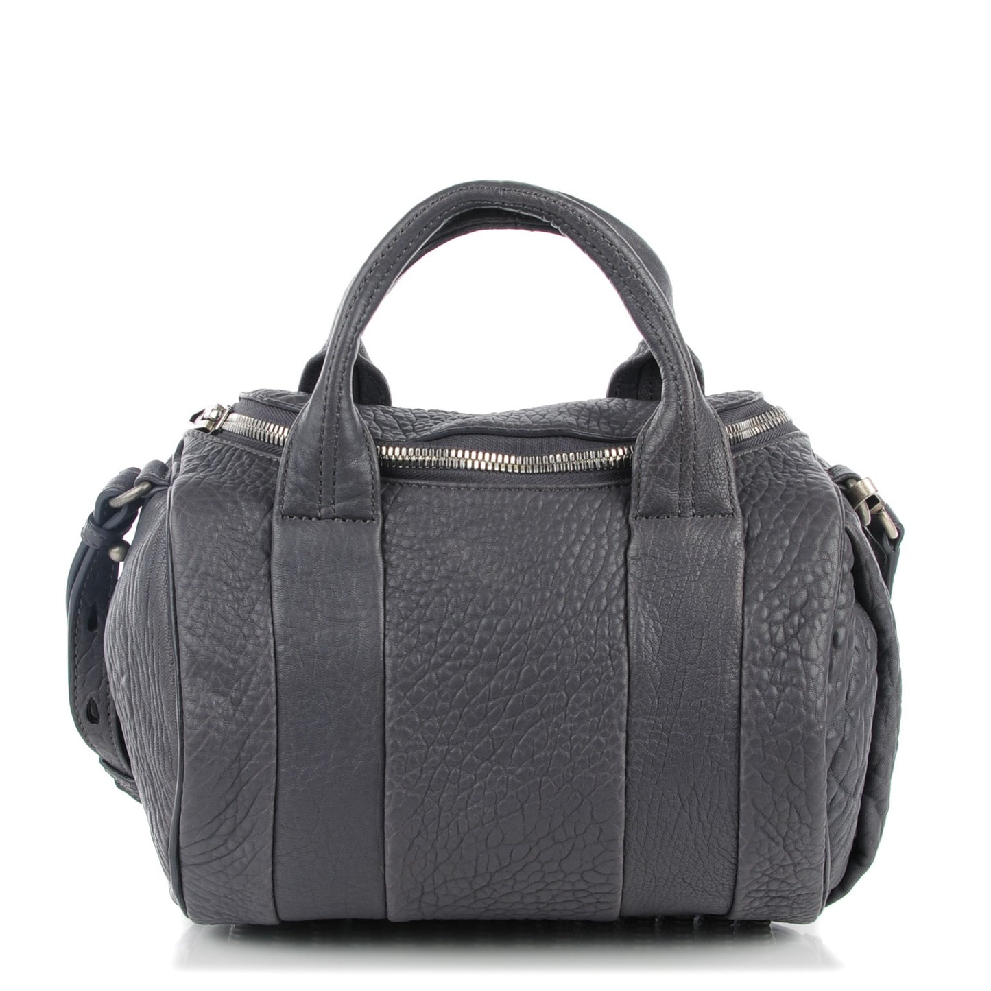 Pebbled Lambskin Rockie Tundra Antique Silver Hardware