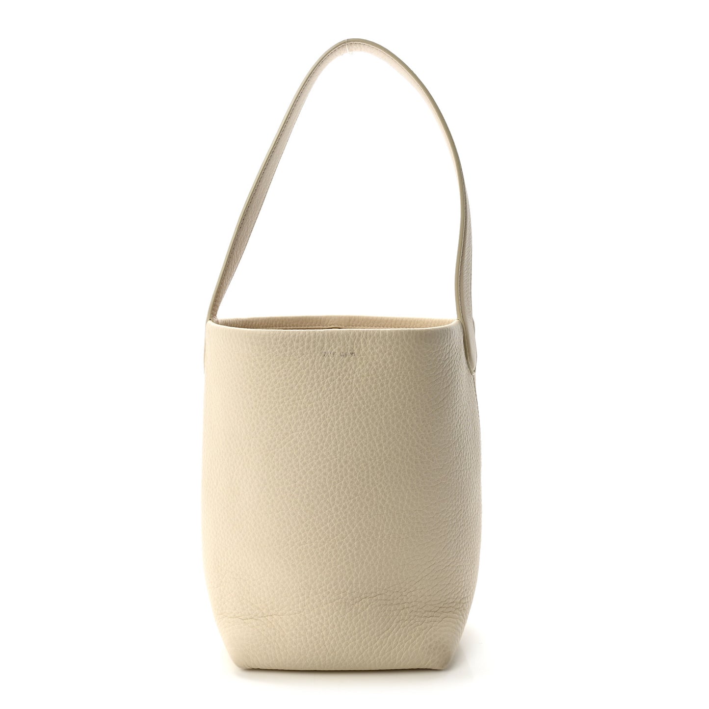 Grained Calfskin Small N/S Park Tote Ivory