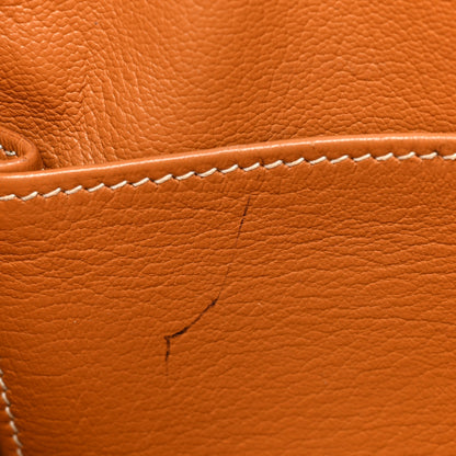 Hermes Vache Liegee Kelly Retourne 28 Naturelle 10 of 19