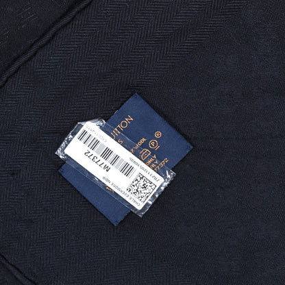 Louis Vuitton Silk Cashmere Monogram My Everything Shawl Black 5 of 5