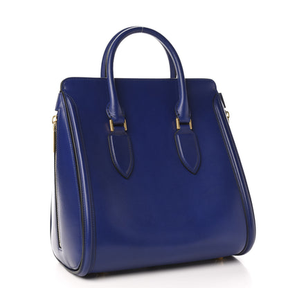 Alexander McQueen Calfskin Large Heroine Blue 3 of 11