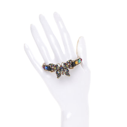Gucci Calfskin Crystal Butterfly Bracelet Multicolor 2 of 7