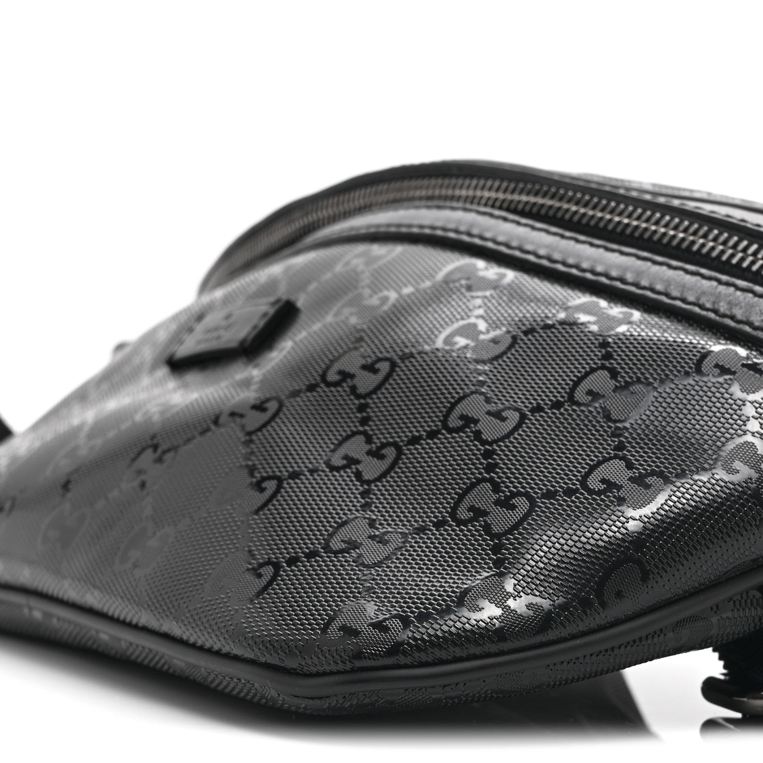 Gucci Imprime Monogram Belt Bag Black 11 of 11