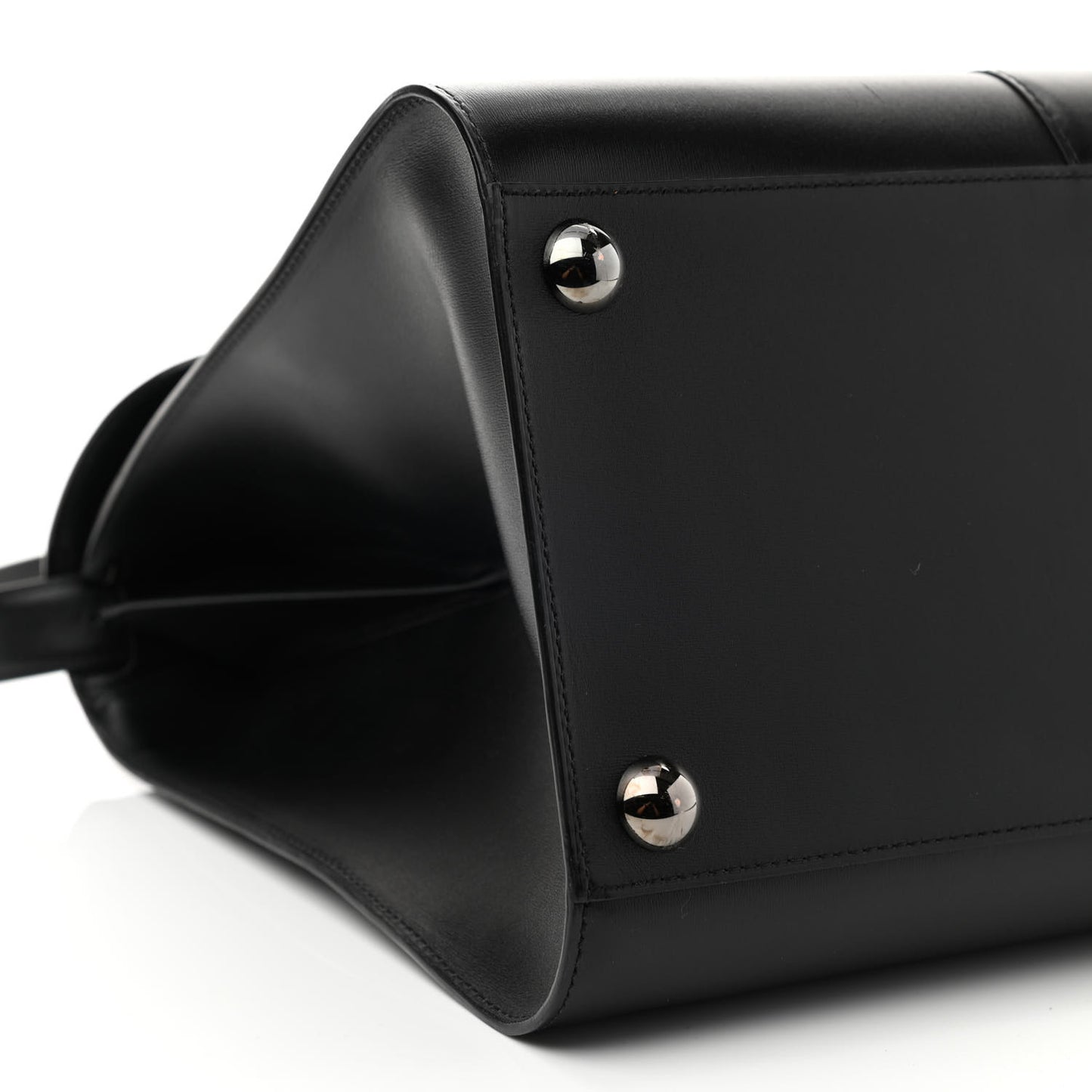 Box Calfskin GM Brillant Satchel Black