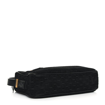 Saint Laurent Suede Monogram All Over Camera Bag Black 3 of 11