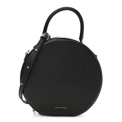 Mansur Gavriel Calfskin Circle Crossbody Bag Black 1 of 10