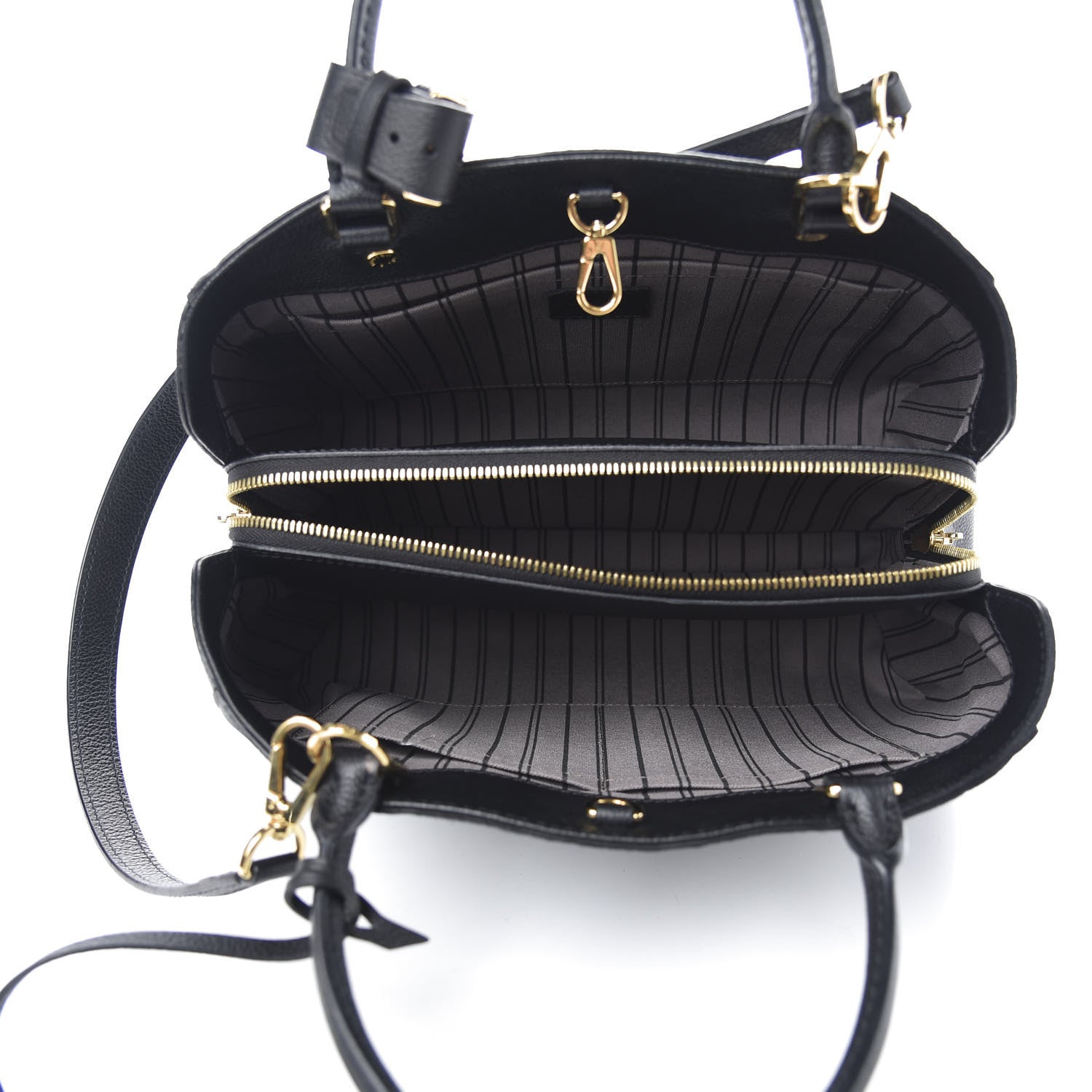 Louis Vuitton Empreinte Montaigne MM Black 6 of 13