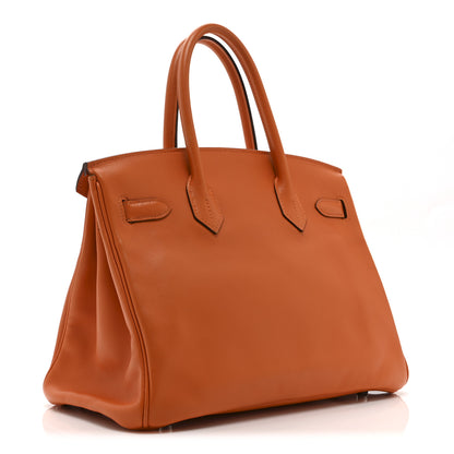 Hermes Swift Birkin 30 Orange 3 of 10