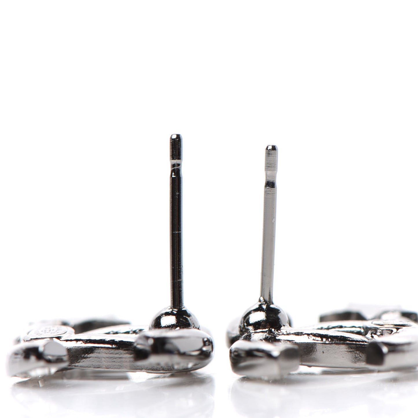 Crystal CC Starfall Earrings Silver
