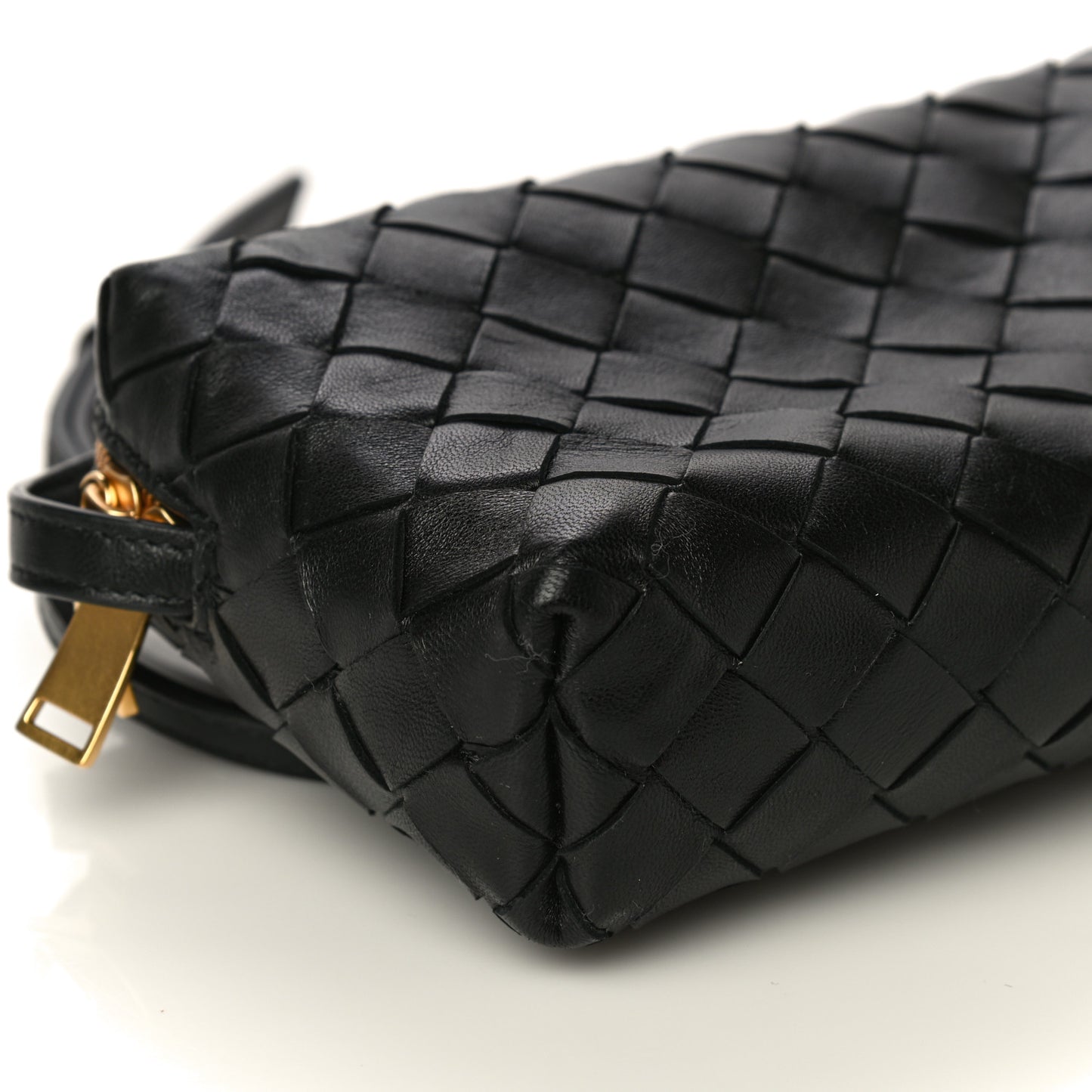 Nappa Intrecciato Mini Crossbody Black
