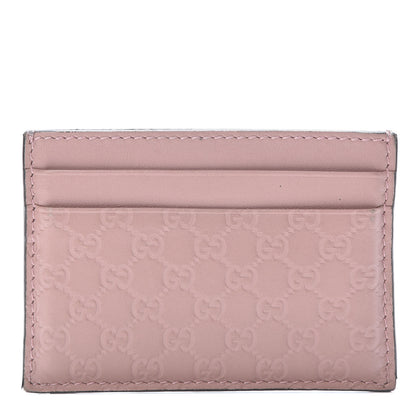 Gucci Microguccissima Card Holder Soft Pink 1 of 8