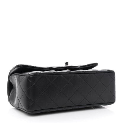 Chanel Lambskin Quilted Mini Rectangular Flap Black 4 of 11