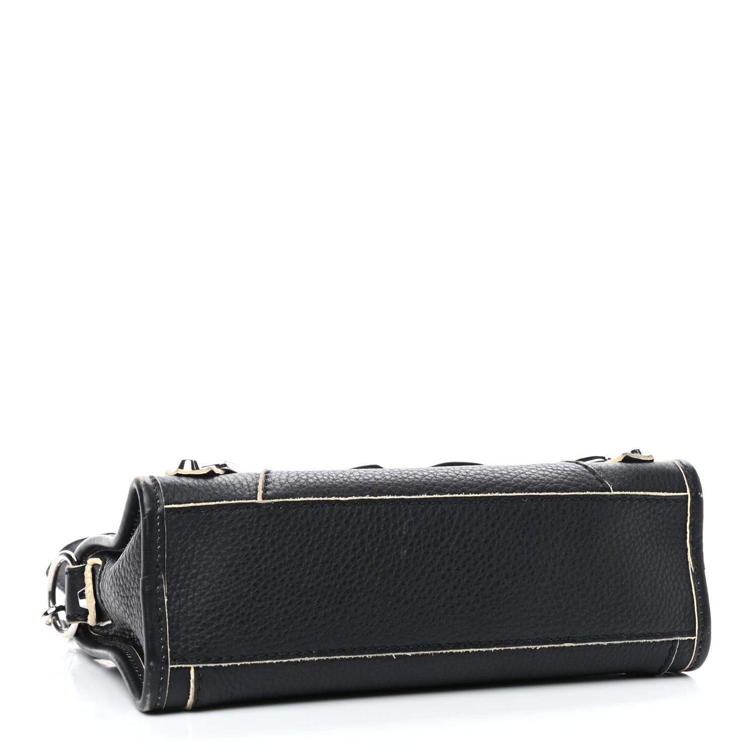Balenciaga Supple Grained Calfskin Classic Silver Hardware Highlight Mini City Black 4 of 10