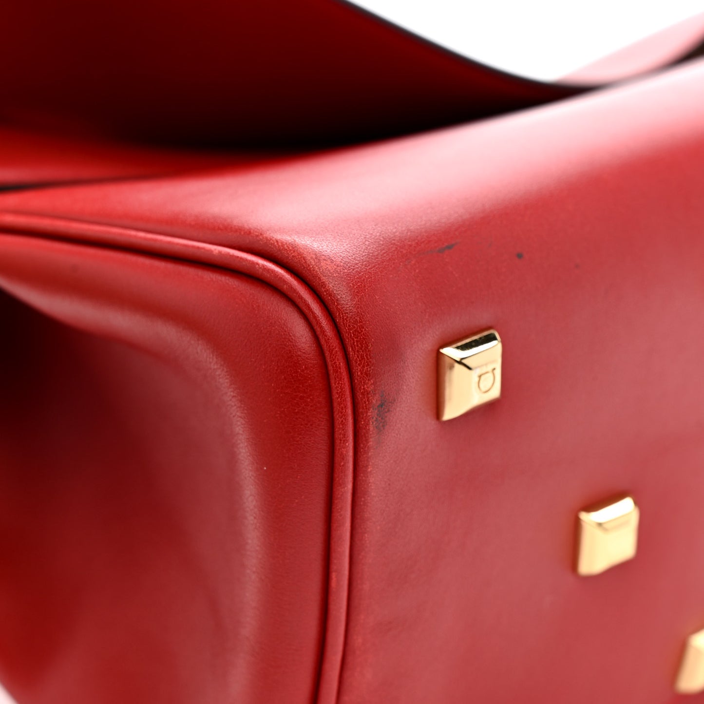Calfskin Medium The Studio Bag Red