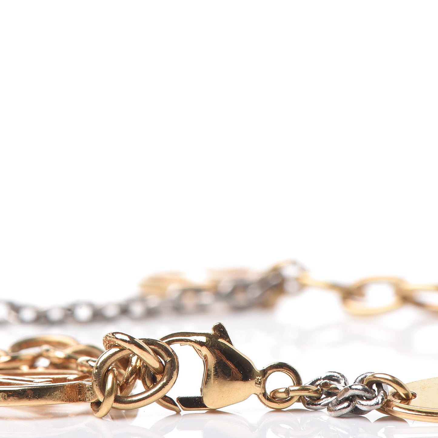 Logomania Bracelet Silver Gold