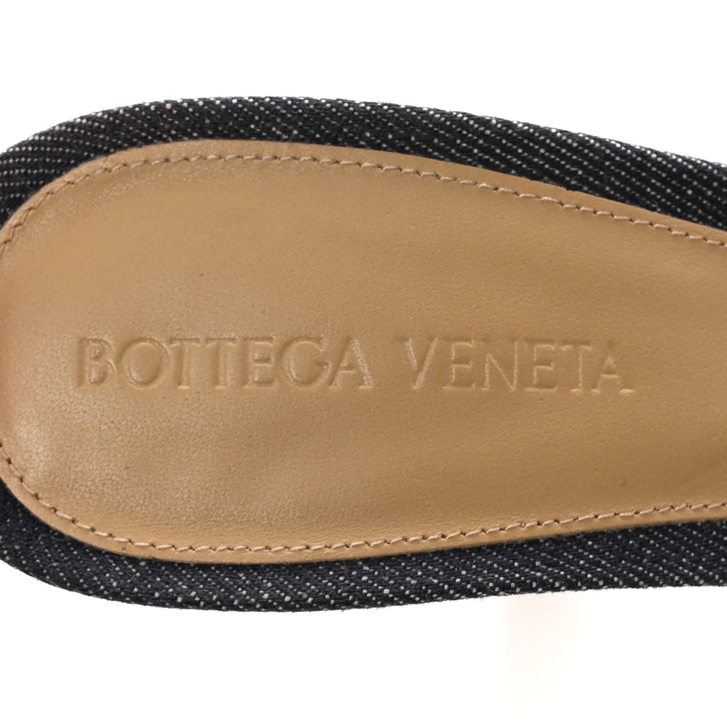 Bottega Veneta Denim Matelasse Padded Mule Sandals 39 Indigo 7 of 13