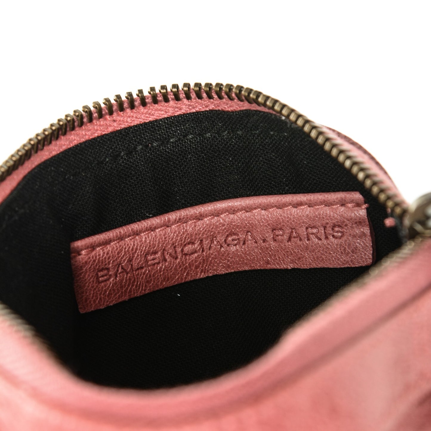 Agneau Classic Hardware M Porte-Monnaie Coin Purse Framboise