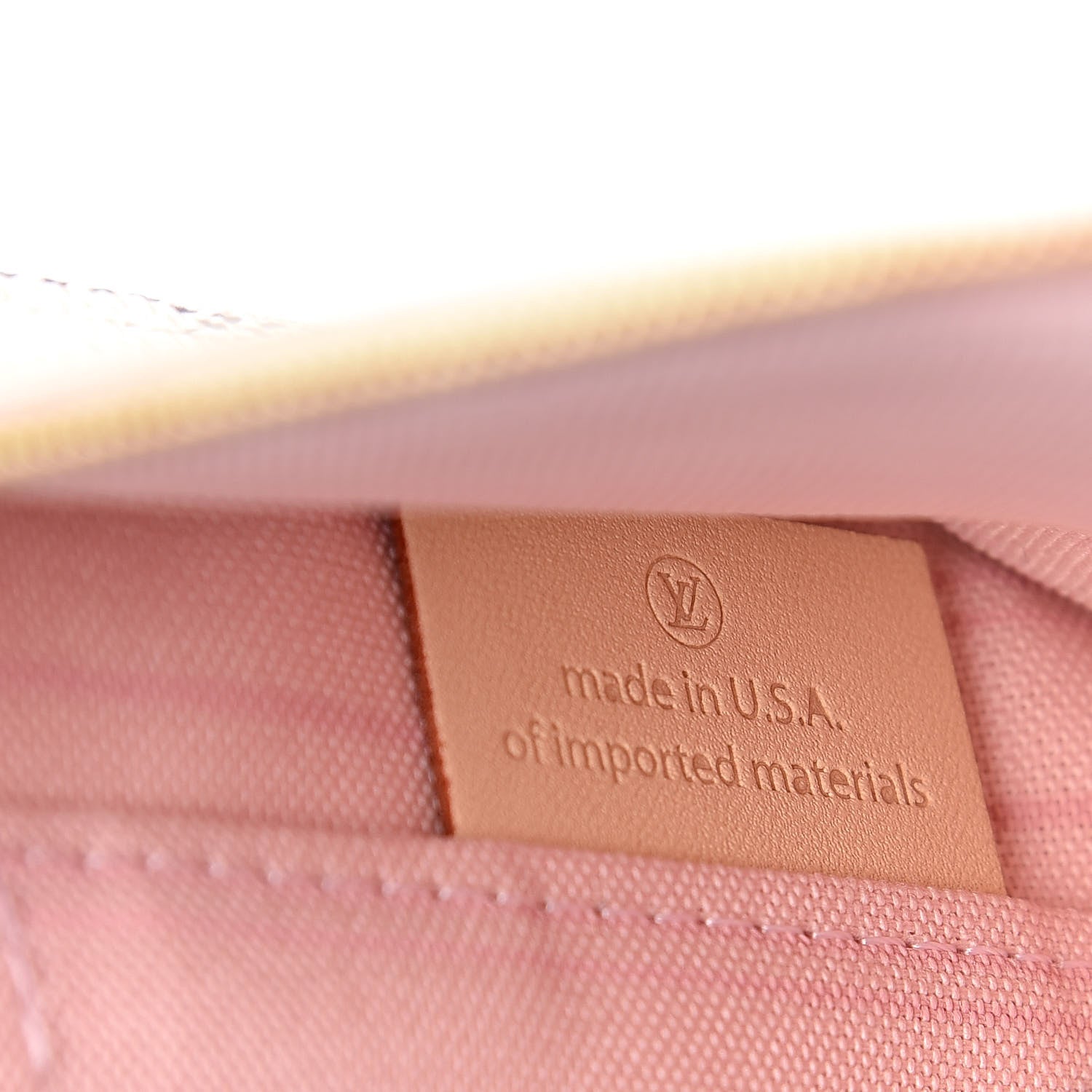 Louis Vuitton Damier Azur Neverfull MM GM Pochette Rose Ballerine 7 of 8