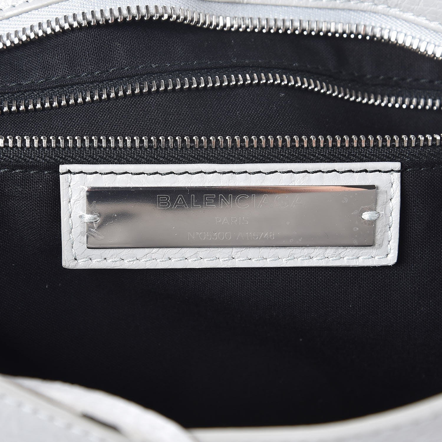 Balenciaga Agneau Classic Silver Hardware City Gris Nuage 7 of 9