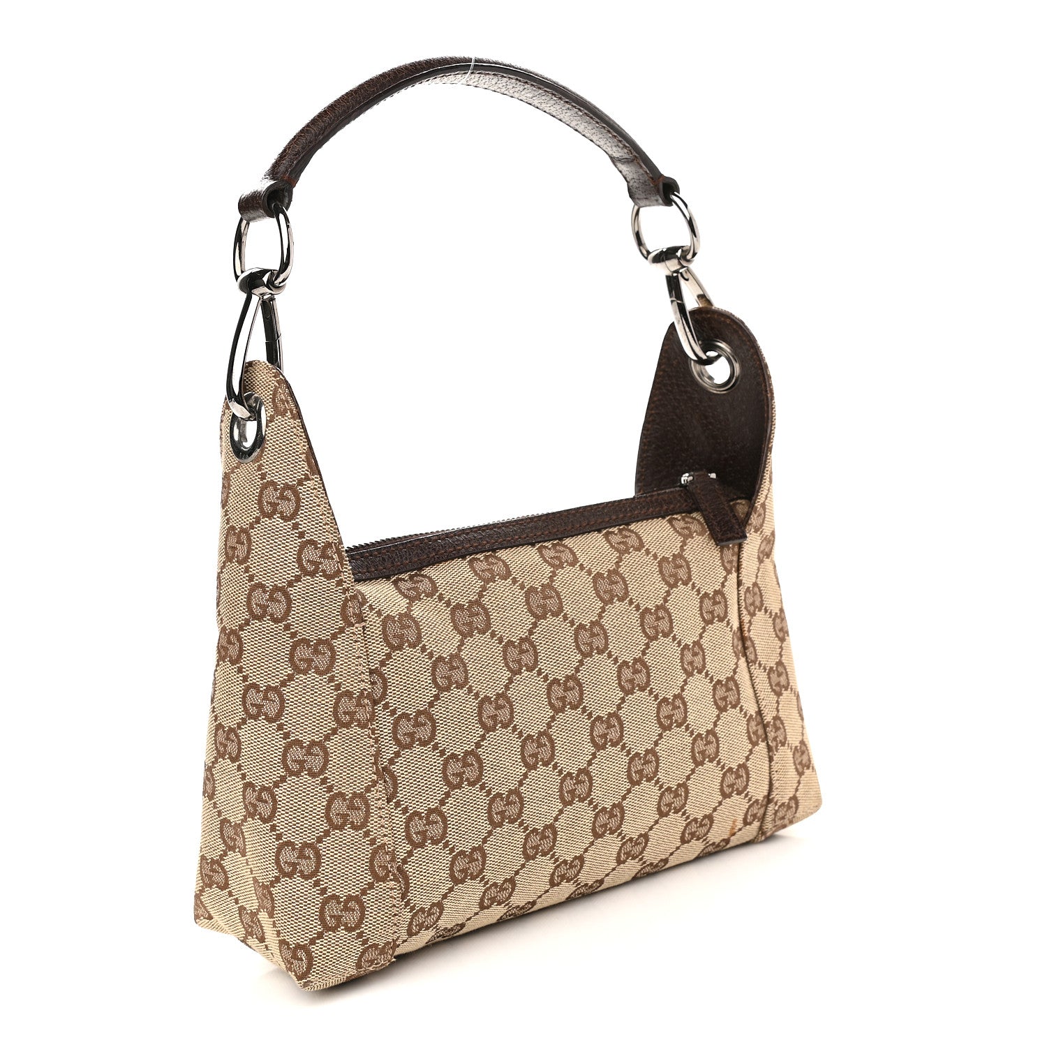 Gucci Monogram Small Hobo Dark Brown 2 of 10