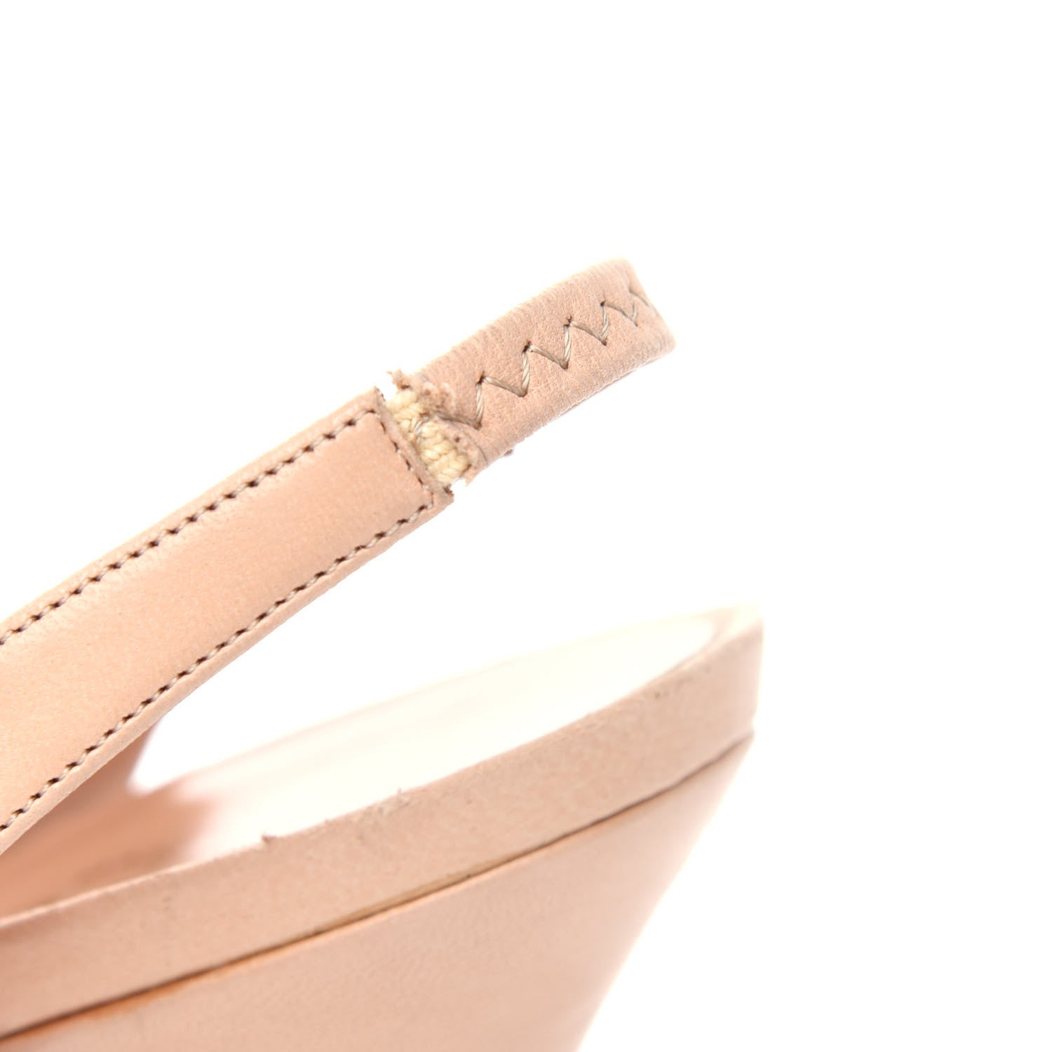 Chanel Lambskin Logo Slingback Sandals 39.5 Beige 11 of 11
