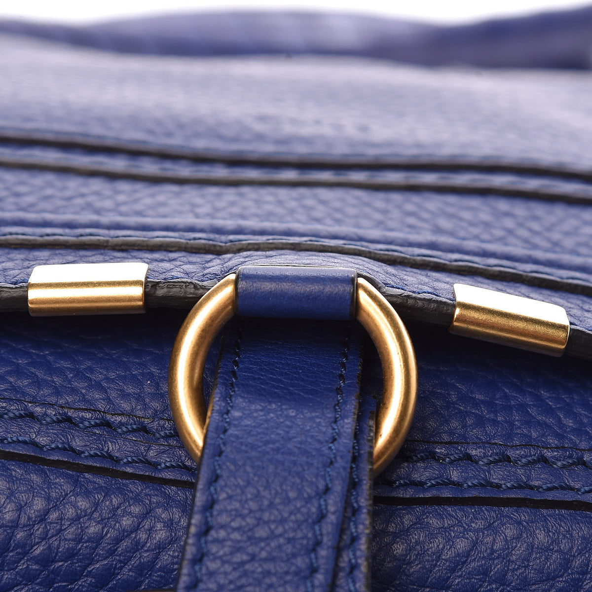 Chloe Calfskin Medium Marcie Satchel Storm Blue 11 of 15