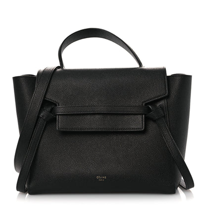 Celine Grained Calfskin Micro Belt Bag Black 1 of 11
