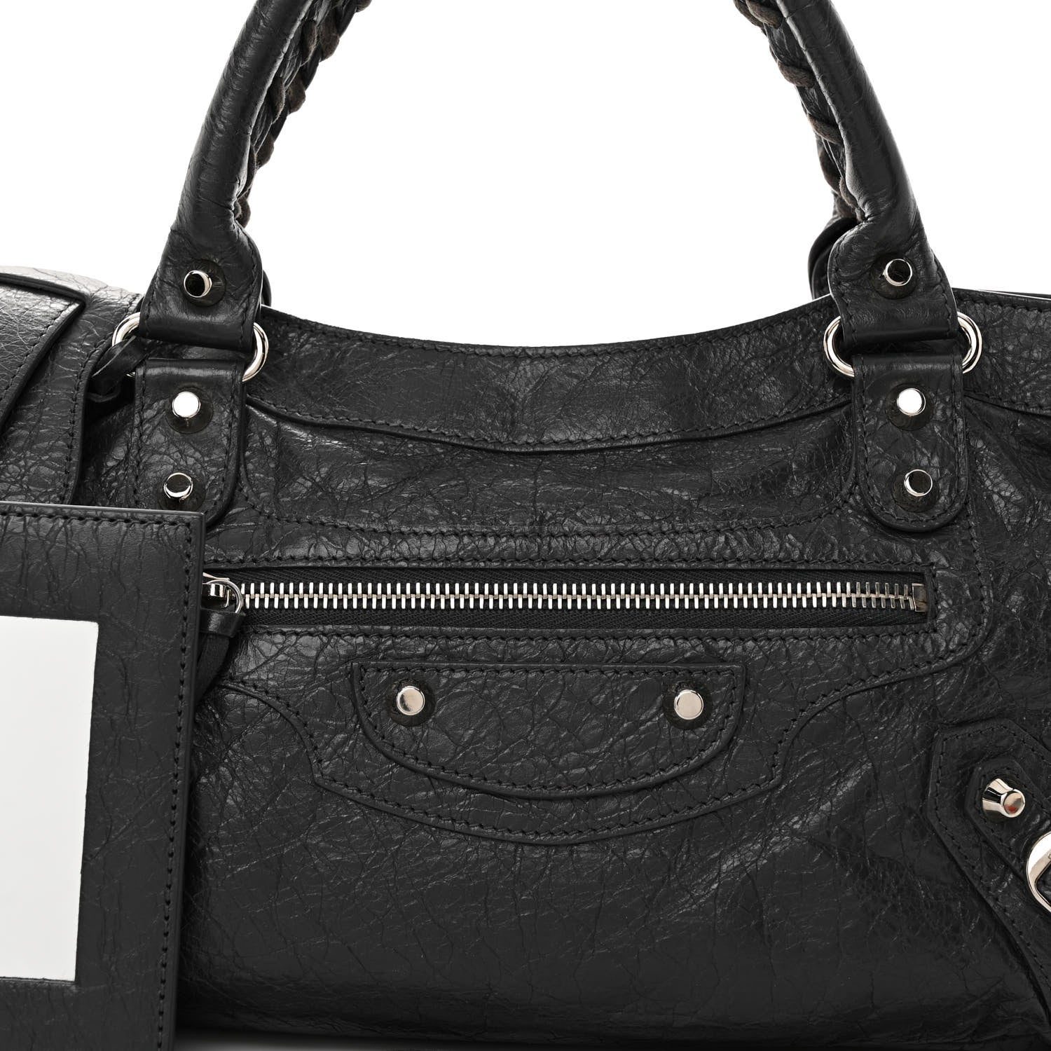 Balenciaga Agneau Classic Silver Hardware First Gris Fossile 7 of 9