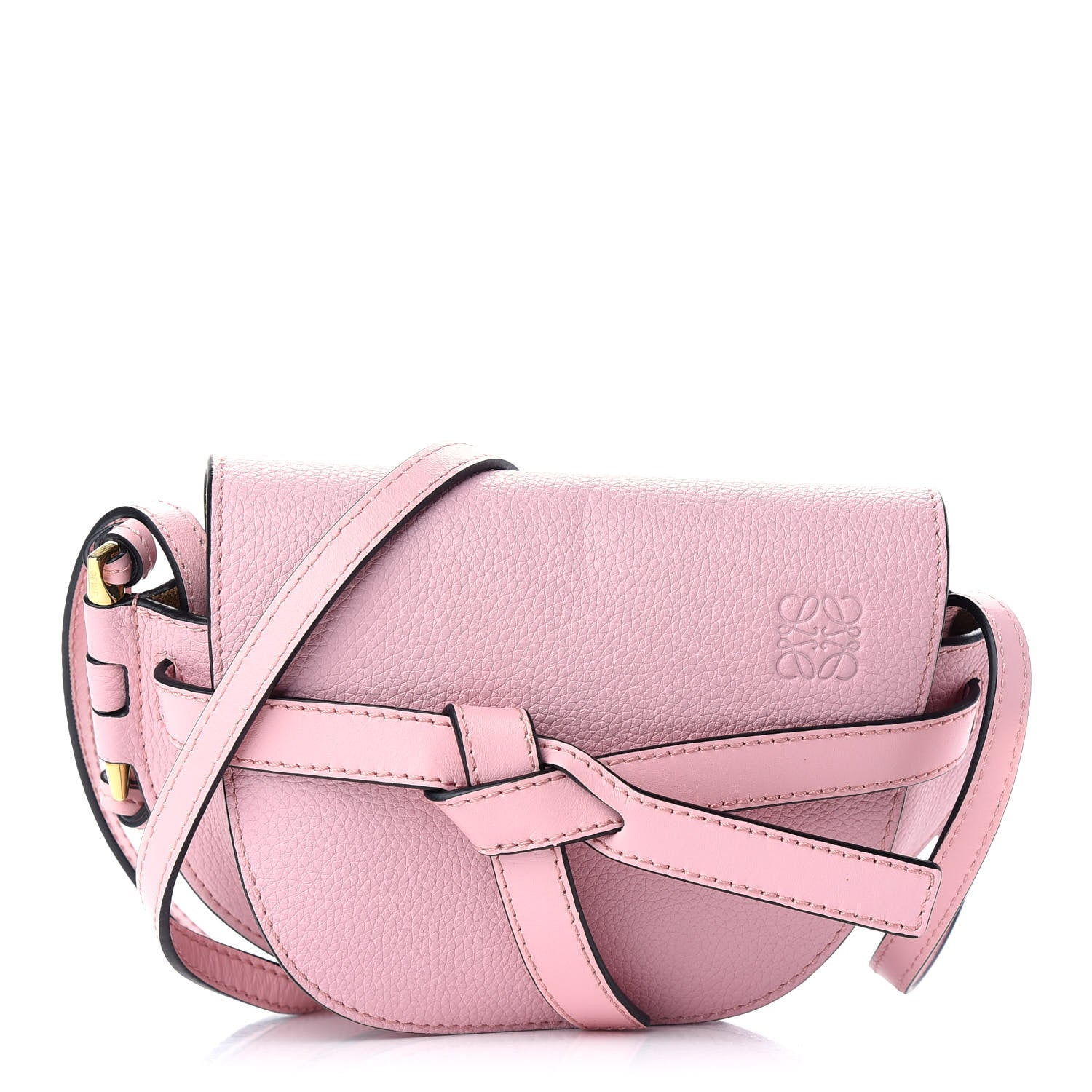 Loewe Grained Calfskin Mini Gate Crossbody Bag Pastel Pink 1 of 8