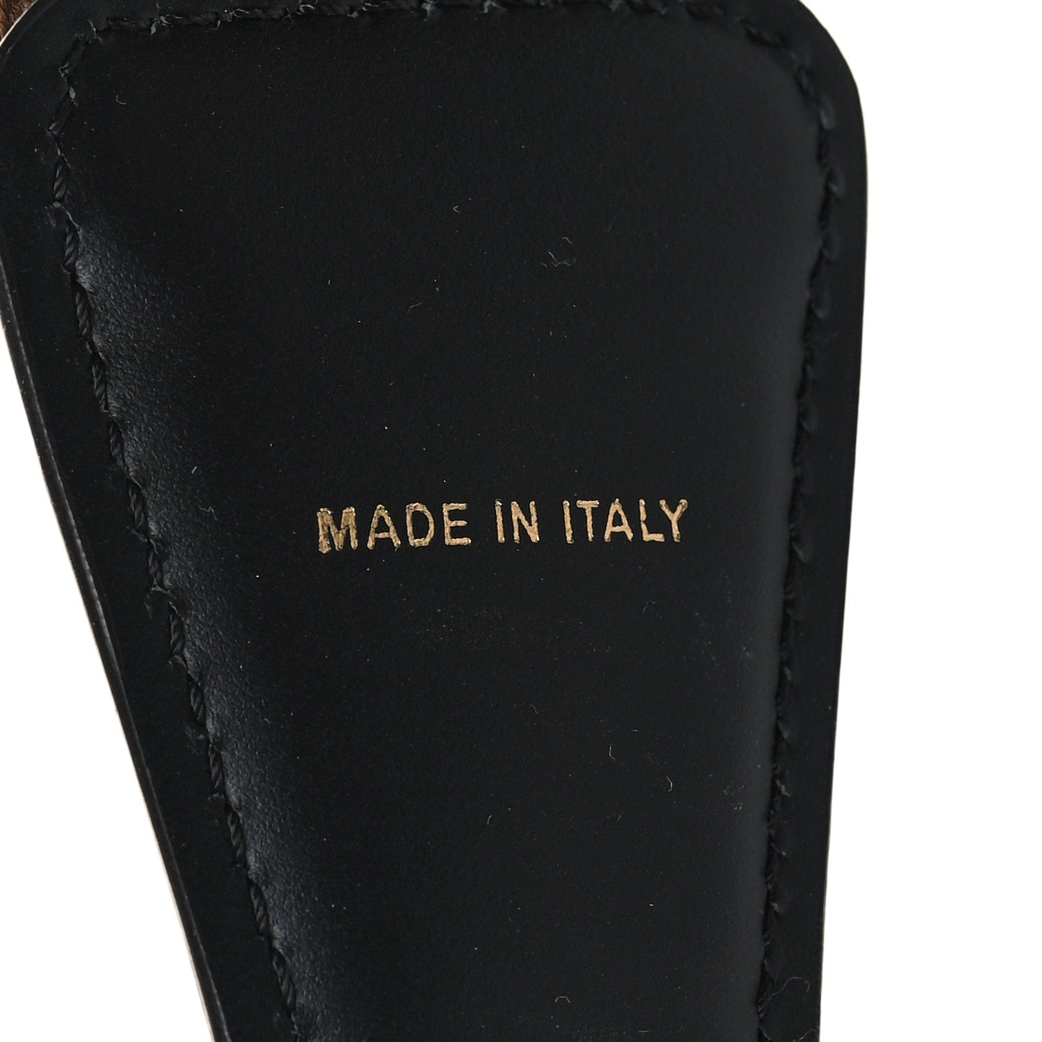 Fendi Jacquard Ribbon Vitello King FF Adjustable Strap You Fango Marrone Black 5 of 5
