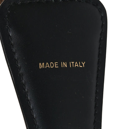 Fendi Jacquard Ribbon Vitello King FF Adjustable Strap You Fango Marrone Black 5 of 5