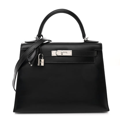Hermes Box Kelly Sellier 28 Black 1 of 16
