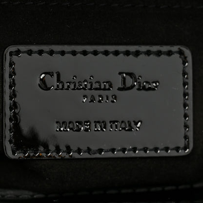 Christian Dior Patent Cannage Small Lady Dior Black 5 of 6